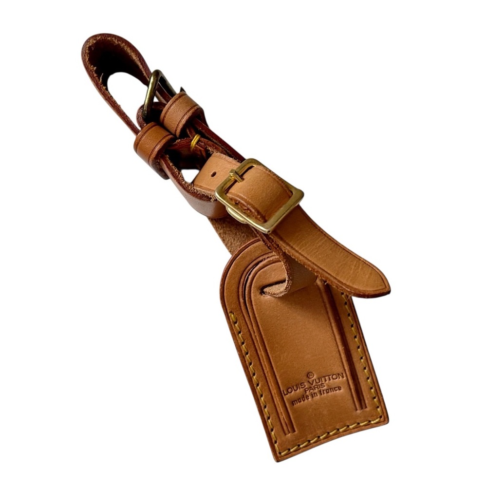 LOUIS VUITTON Vachetta Luggage Tag With Poignet - Picture 1 of 3
